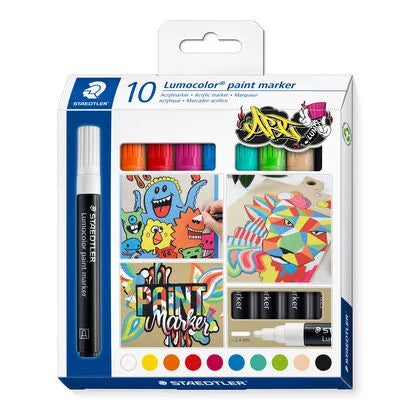 STAEDTLER Lumocolor markers: permanent, chalk & paint markers