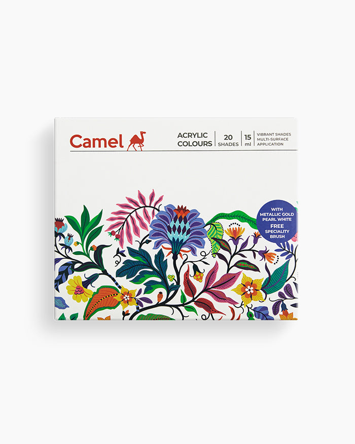 CAMEL, Acrylic Colours - FABRICA | Set of 20 | 15 ml.