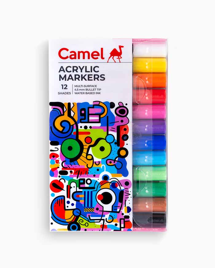 CAMEL, Acrylic Marker - Set of 12.