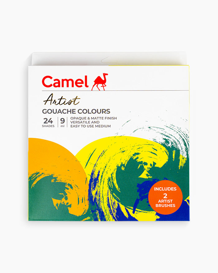 CAMEL, Gouache Colors - ARTIST | Set of 24 | 9 ml.