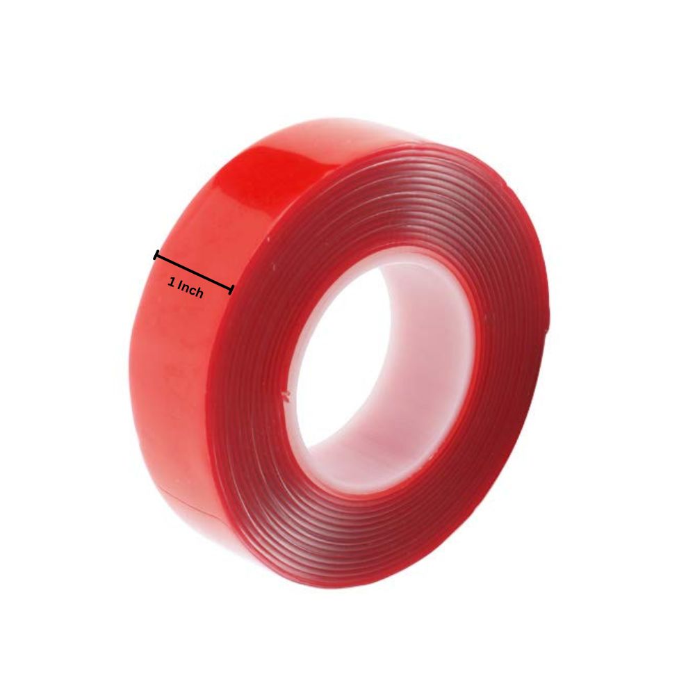 KANSUEE, Red Polyester Tape - Double Sided.
