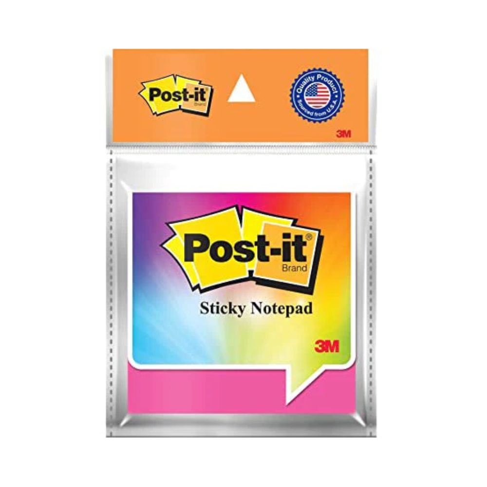 3M, Sticky Notepad - POST IT | COLOUR | 100 Sheets.