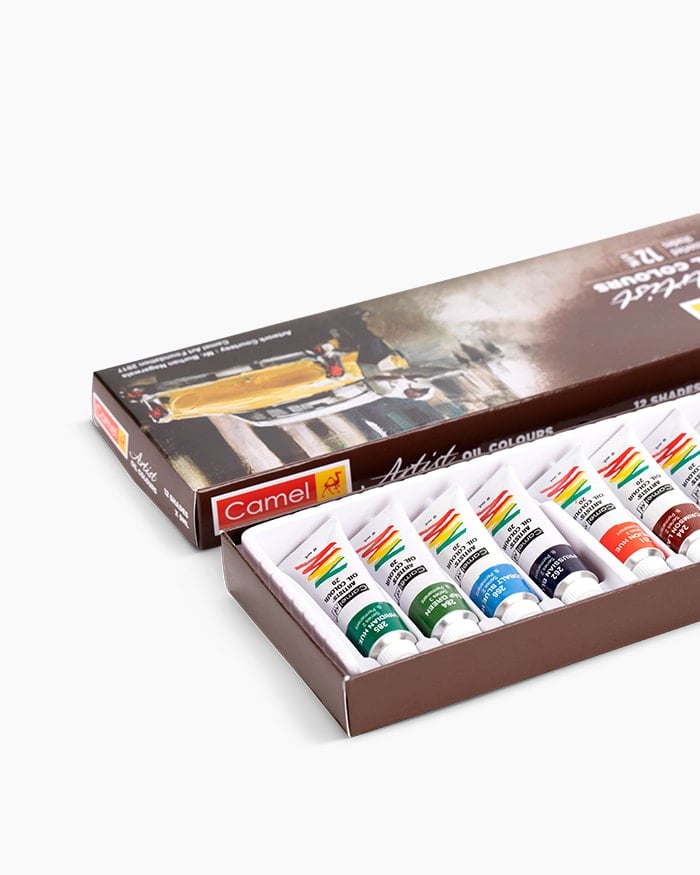 CAMEL, Oil Colours - Artist | Set of 12 | 9 ml.