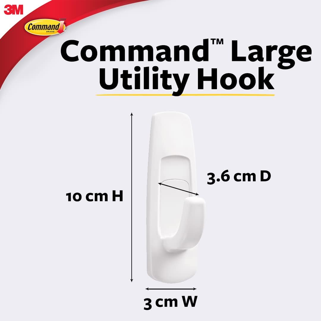 3M, Large Hook - COMMAND | Set of 1.