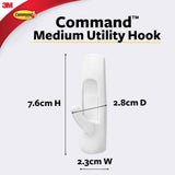 3M, Medium Hook - COMMAND | Set of 2.
