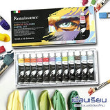 RENAISSANCE, Acrylic Pastel Colour Set - ARTISTS | 12 ml.