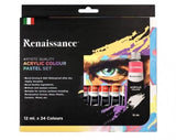 RENAISSANCE, Acrylic Pastel Colour Set - ARTISTS | 12 ml.