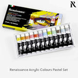 RENAISSANCE, Acrylic Pastel Colour Set - ARTISTS | 12 ml.