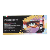 RENAISSANCE, Acrylic Pastel Colour Set - ARTISTS | 12 ml.