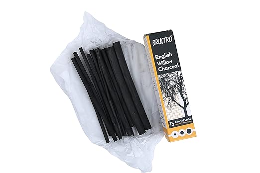 BRUSTRO, Charcoal Stick - English Willow.