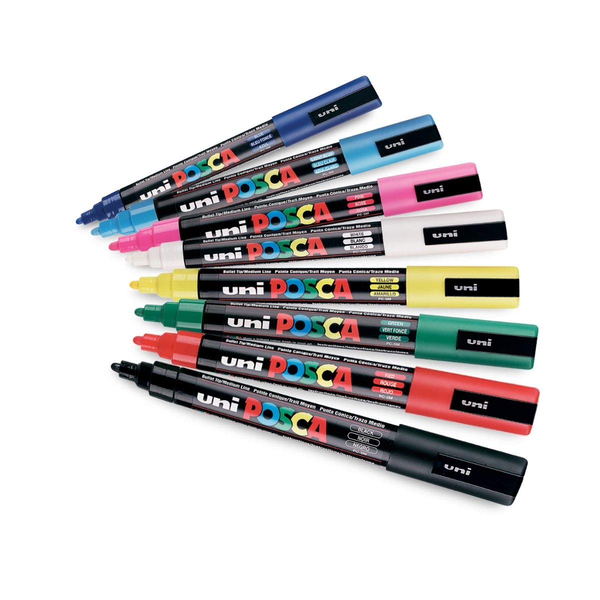 UNI, Paint Marker - POSCA | 1.8 ~ 2.5 mm | Set of 8.