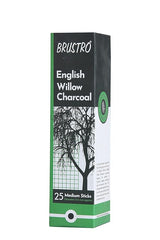 BRUSTRO, Charcoal Stick - English Willow.