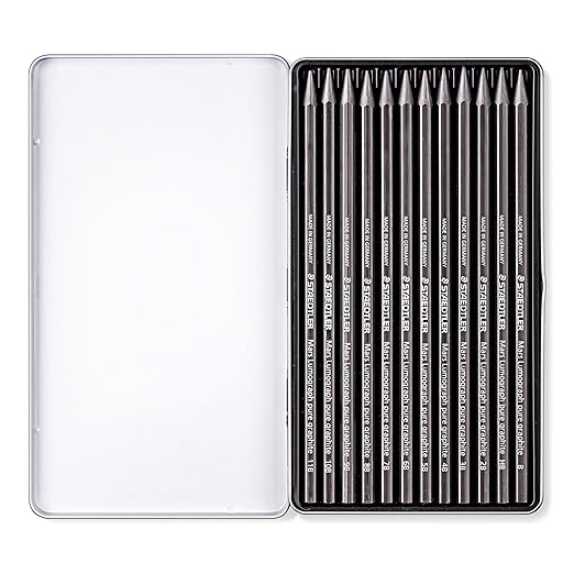 STAEDTLER, Graphite Pencils - Set of 12.