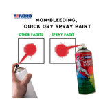 ABRO, Spray Paint - 1001 Fluorescent Red | 400 ml.