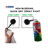 ABRO, Spray Paint - 4 Matt Balck | 400 ml.