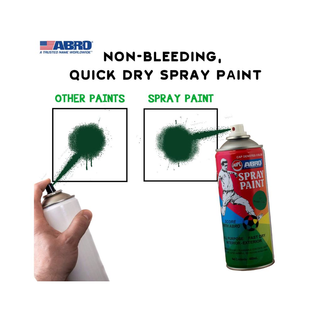 ABRO, Spray Paint - 037 Fresh Green | 400 ml.