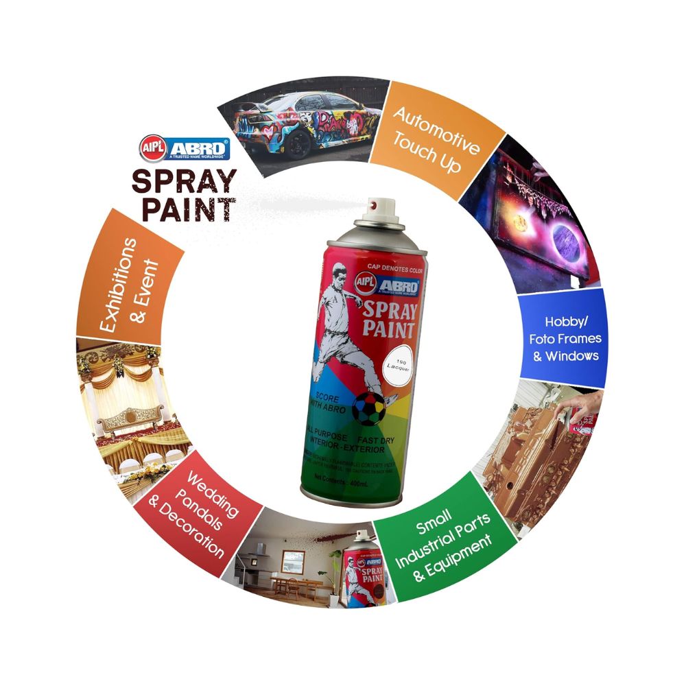 ABRO, Spray Paint - 190 LACQUER | 400 ml.