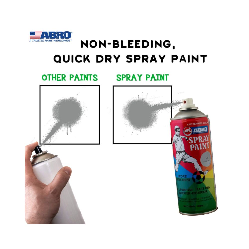 ABRO, Spray Paint - 48 Haier Grey | 400 ml.