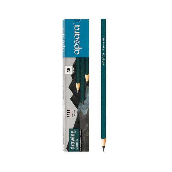 APSARA, Drawing Pencils | Set of 10. 3B