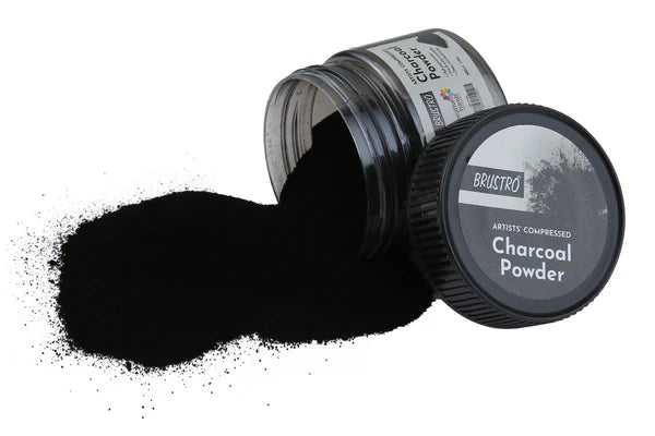 BRUSTRO, Charcoal Powder - Artists' | Compressed | 100 ml.