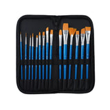 BRUSTRO, Paint Brush - Artists' | Taklon Hair | Set of 15.