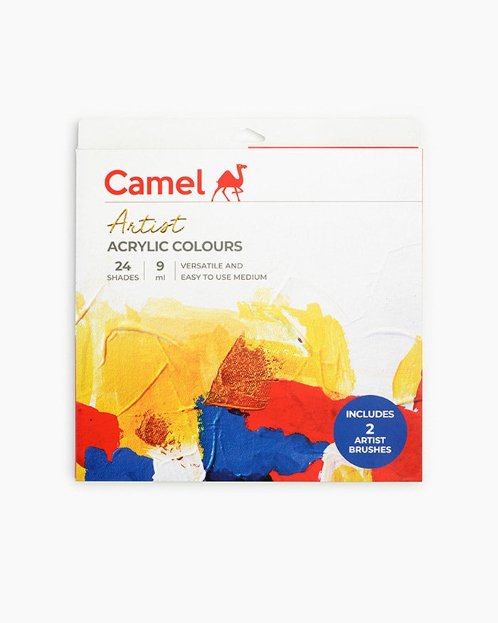 CAMEL, Acrylic Colours - ARTIST | Set of 24 | 9 ml.