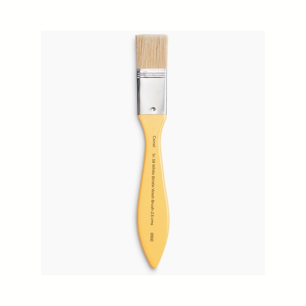 CAMEL, Wash Brush - WHITE BRISTLE | Series 58.