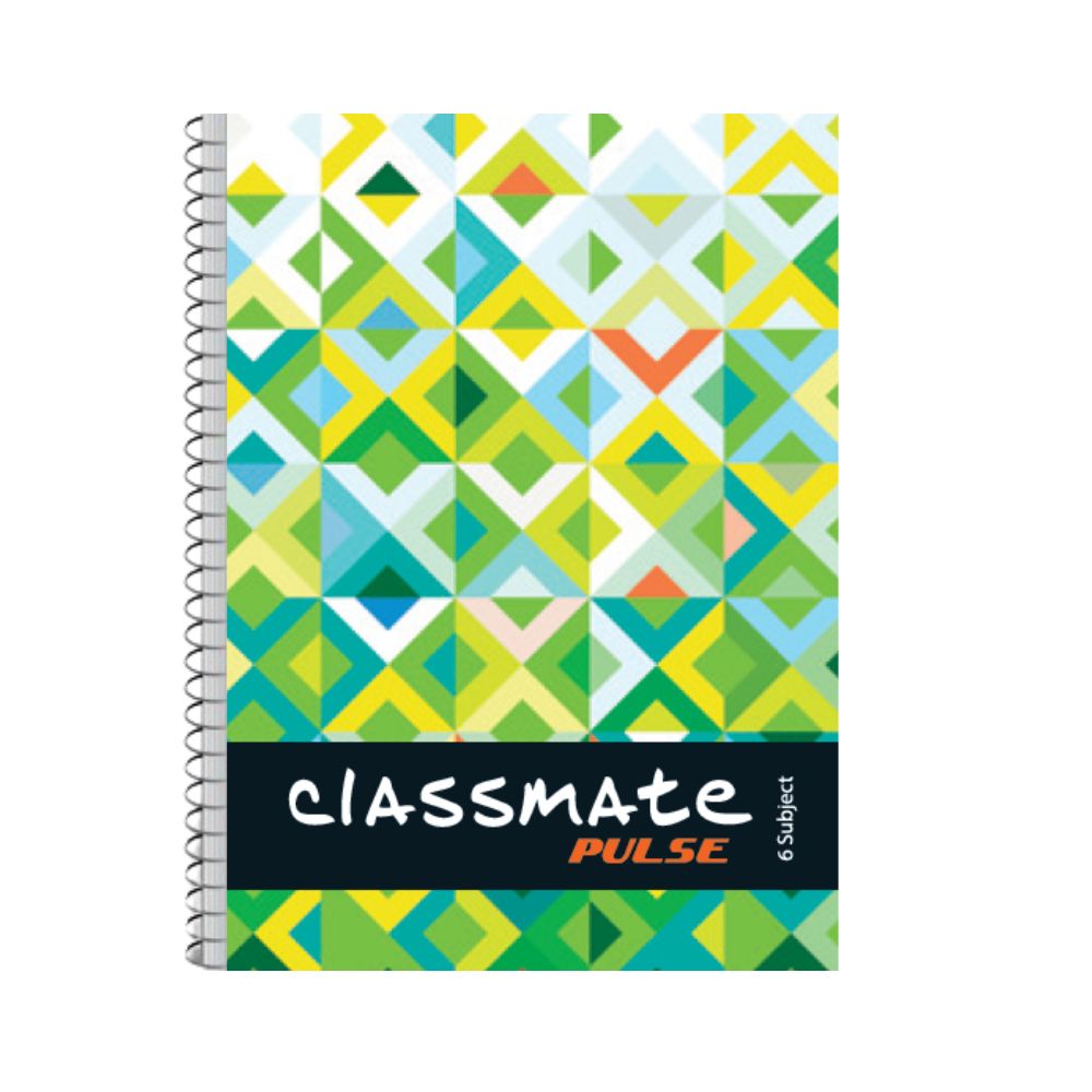 CLASSMATE, Exercise Book - PULSE | 6 Subject | A4 | 400 Pages.