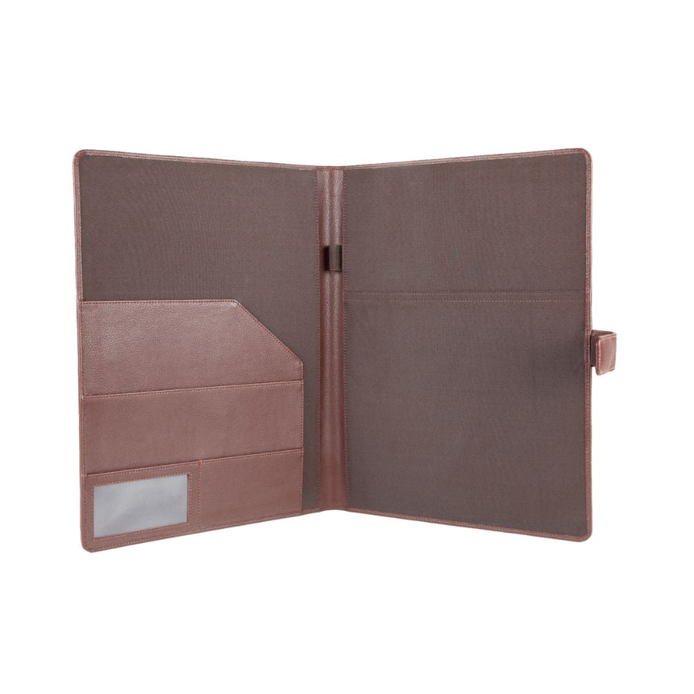 ELAN, Tap Closure Folder | BROWN | A4.