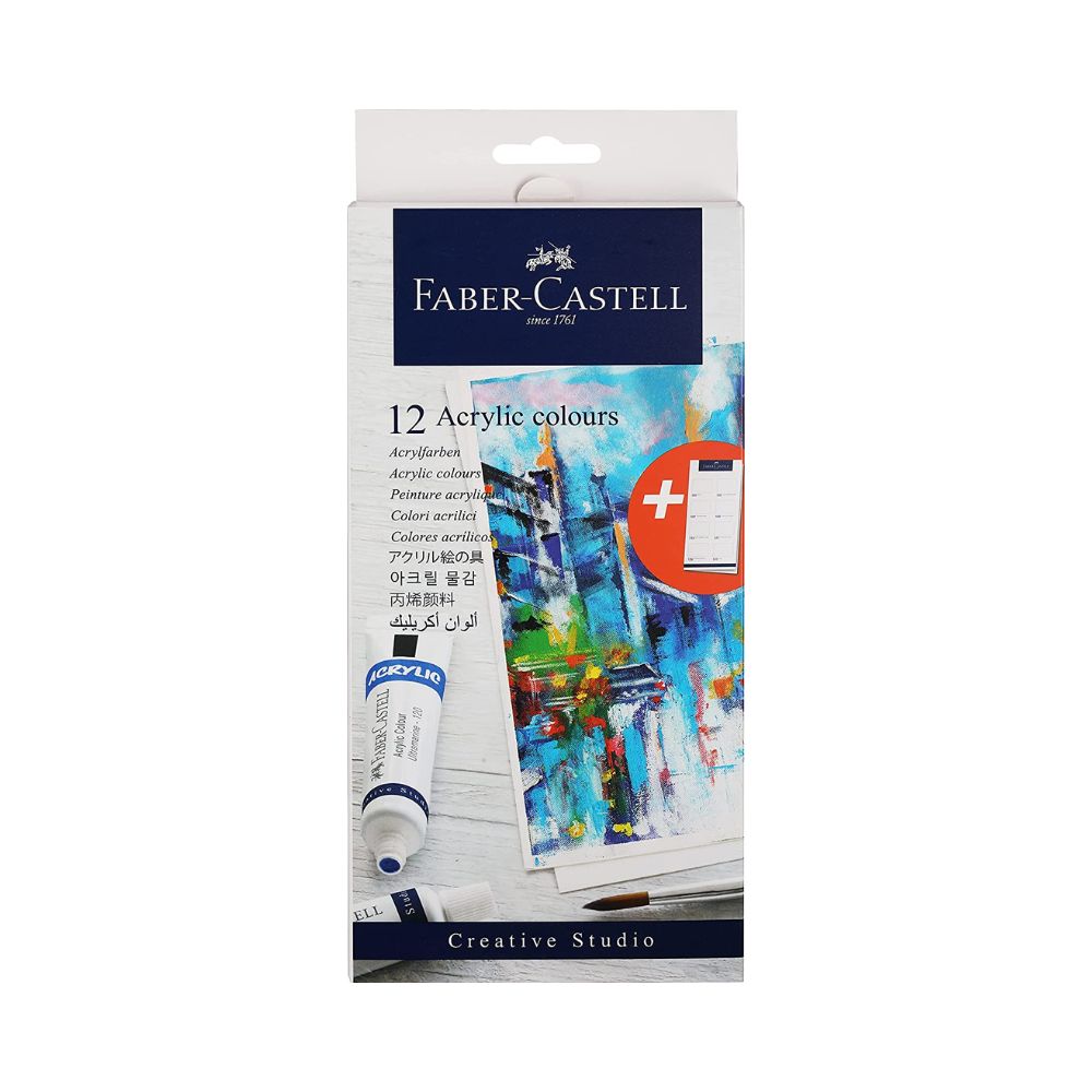 FABER CASTELL, Acrylic Colour | Set of 12.