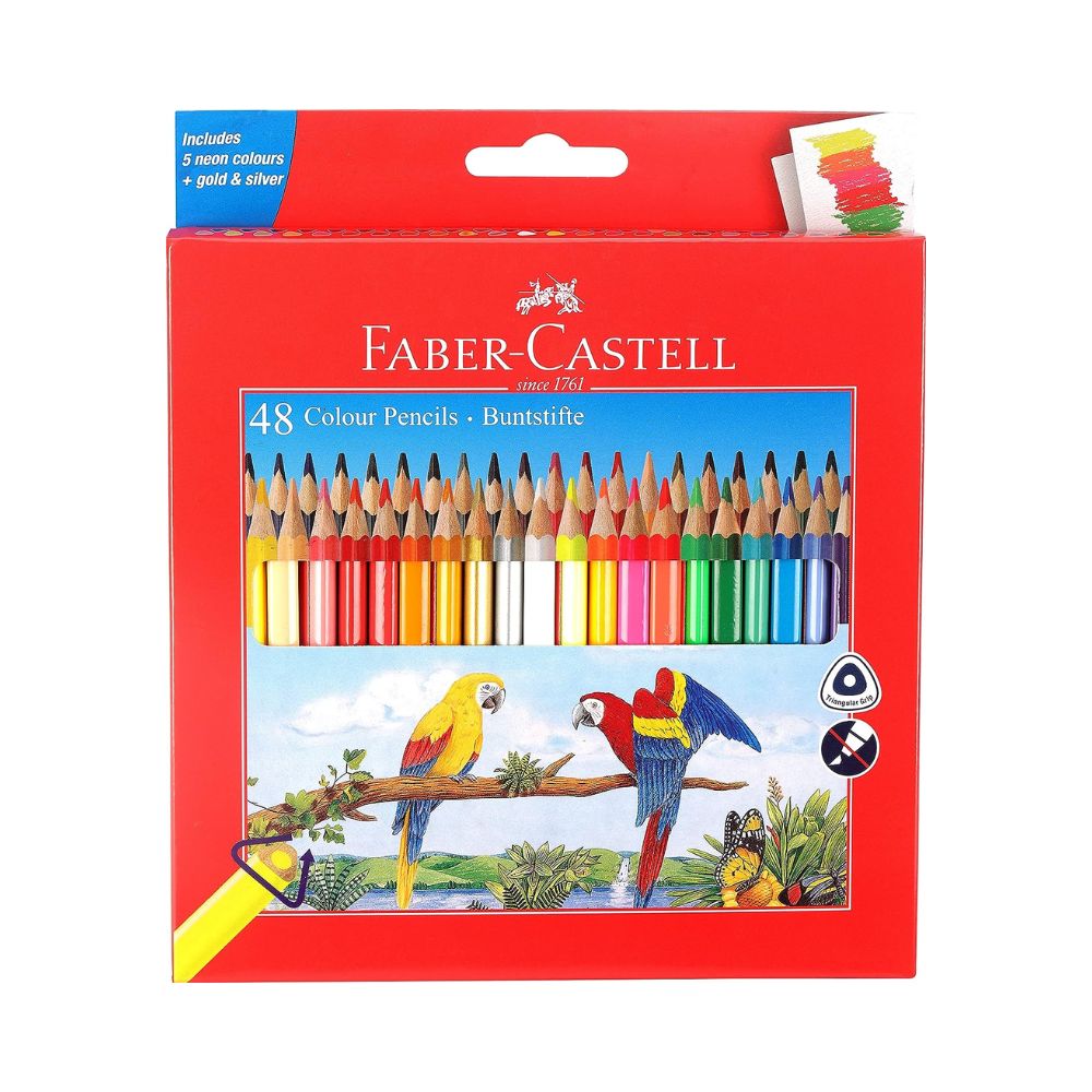 FABER CASTELL, Colour Pencils | Set of 48.