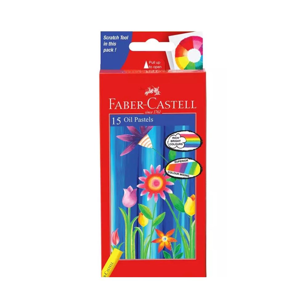 FABER CASTELL, Oil Pastels | Set of 15.