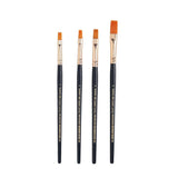 FABER CASTELL, Paint Brush - SYNTHETIC FLAT | Set of 4.