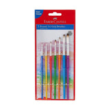 FABER CASTELL, Paint Brush - TRI GRIP ROUND | Set of 7.