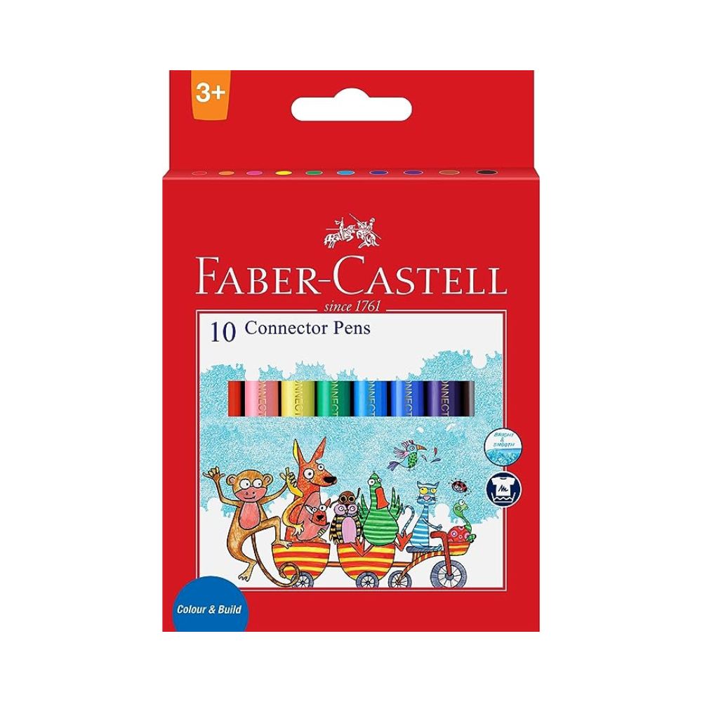 FABER CASTELL, Sketch Pens - CONNECTOR | Set of 10.