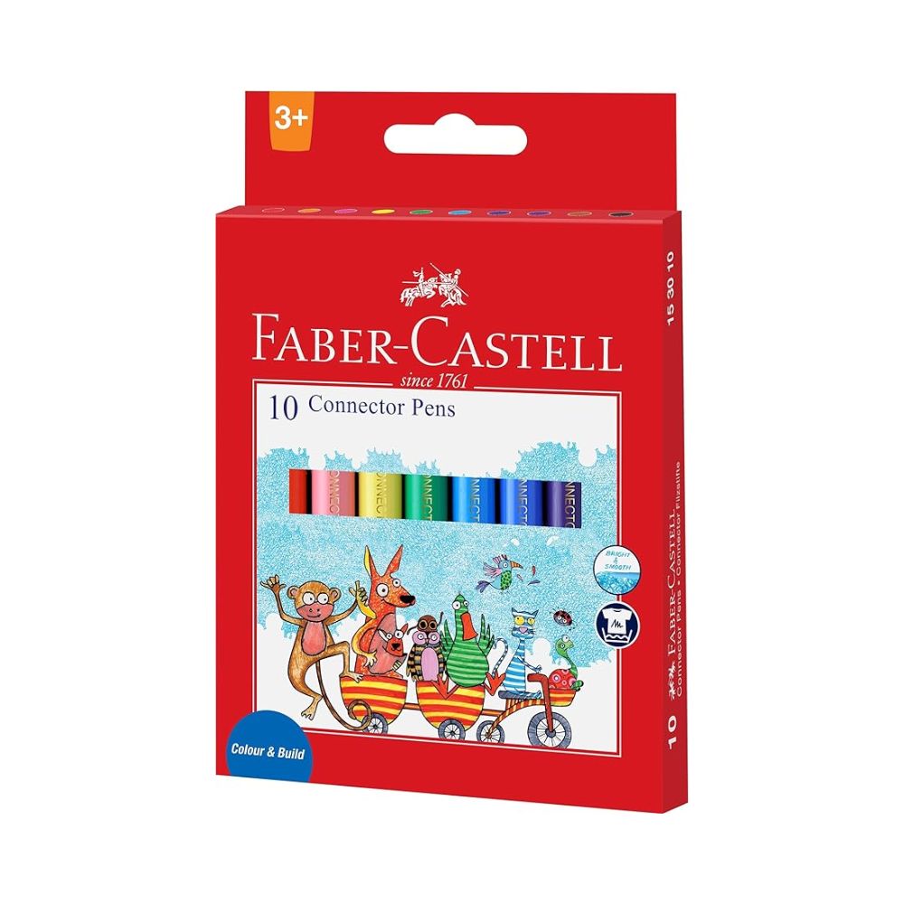 FABER CASTELL, Sketch Pens - CONNECTOR | Set of 10.