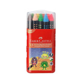 FABER CASTELL, Wax Crayon - TRIANGULAR | Set of 15.