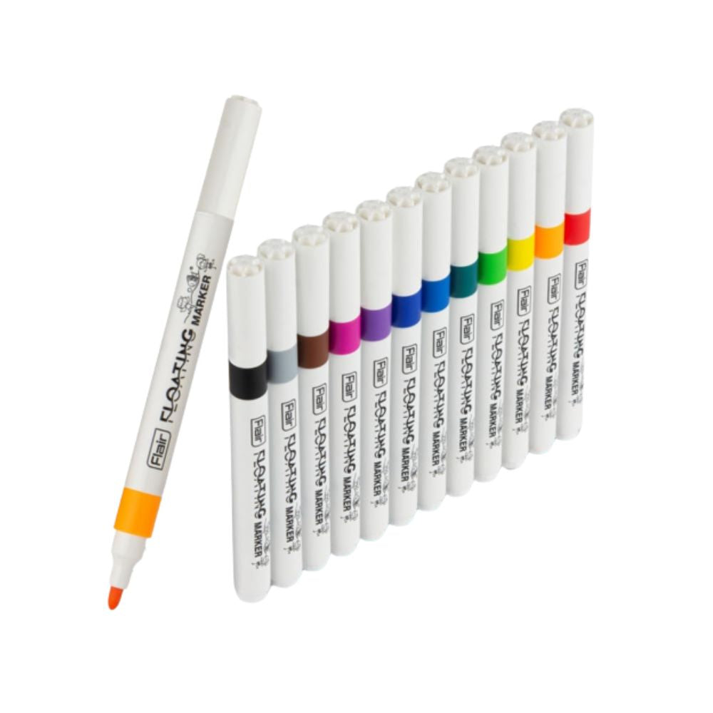 FLAIR, Paint Marker - CREATIVE | Floating | Set of 12.