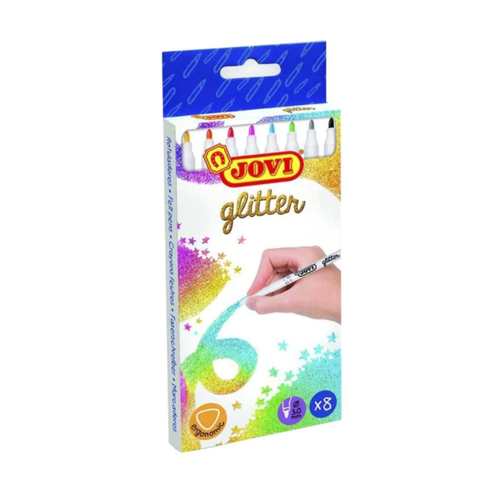 JOVI, Glitter Marker | Set of 8.