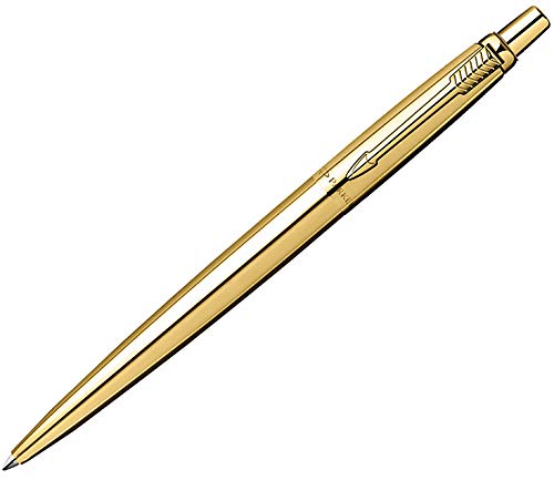 PARKER, Ballpoint Pen - JOTTER London Stainless Steel | Golden | Fine.