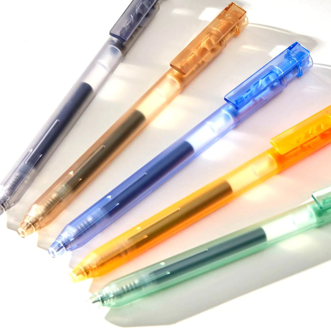 KACO, Gel Pen - K8 TRANSPARENT | 0.5 mm | Set of 5.