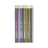 KEYROAD, Colour Pencil - Metallic | Set of 12.
