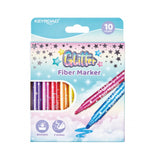 KEYROAD, Fiber Marker - Glitter | Set of 10.