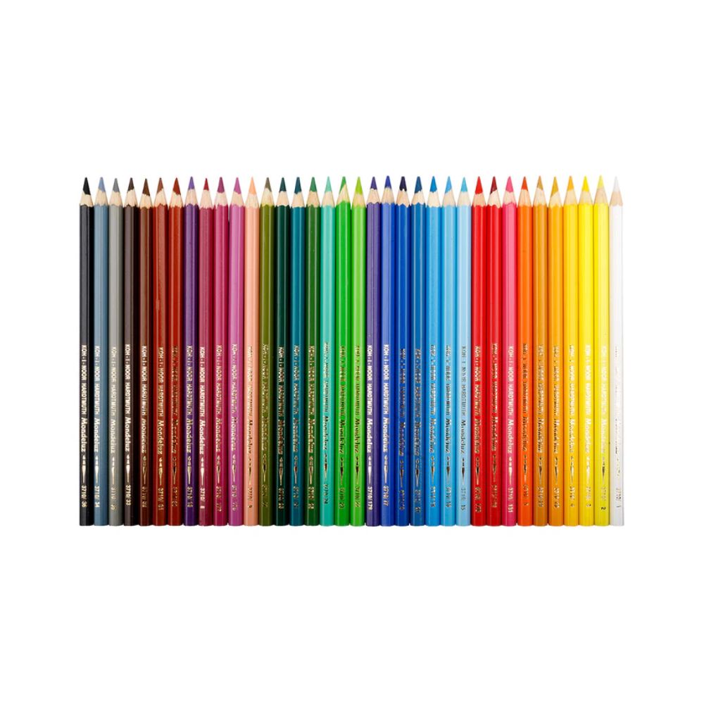 KOH-I-NOOR - Aquarelle Coloured Pencils - MONDELUZ | Set of 36.