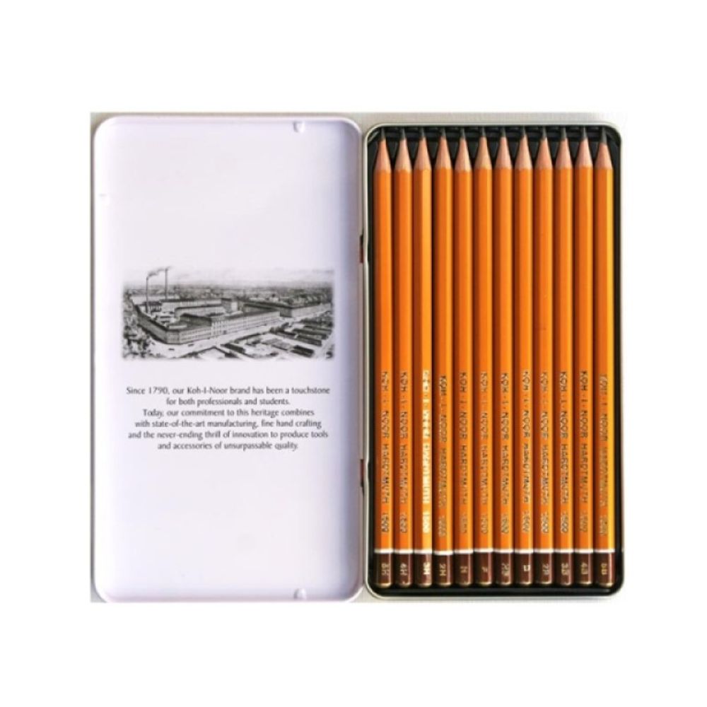 KOH-I-NOOR, Graphite Pencil - Technic | Set of 12 | HB - 10H.