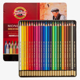 KOH-I-NOOR, Watercolour Pencil - MONDELUZ | Set of 24.