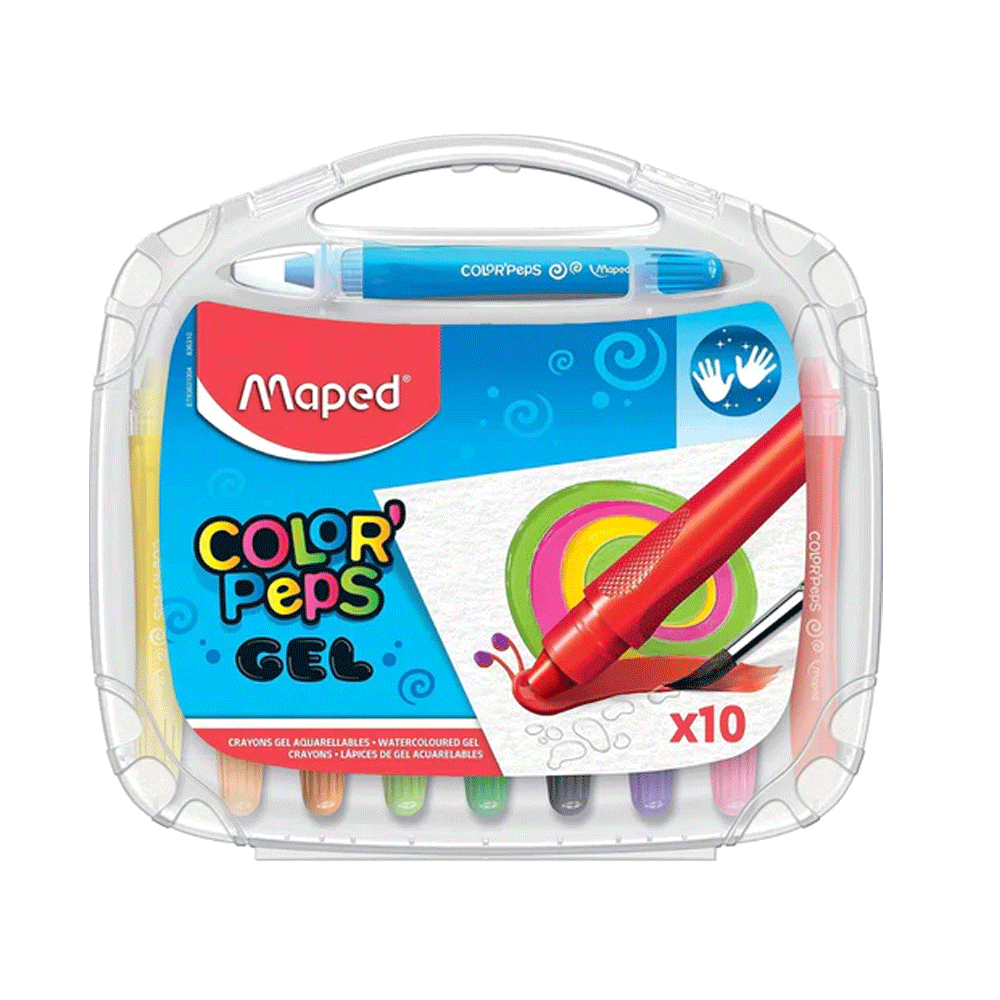 MAPED, Crayon - COLOR'PEPS GEL | Set of 10.