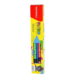 NATARAJ, Pencils - FLURO PRINTS RUBBER TIP | Set of 10.