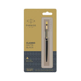 PARKER, Ballpoint Pen - CLASSIC MATTE BLACK | Gold Trim | Fine.