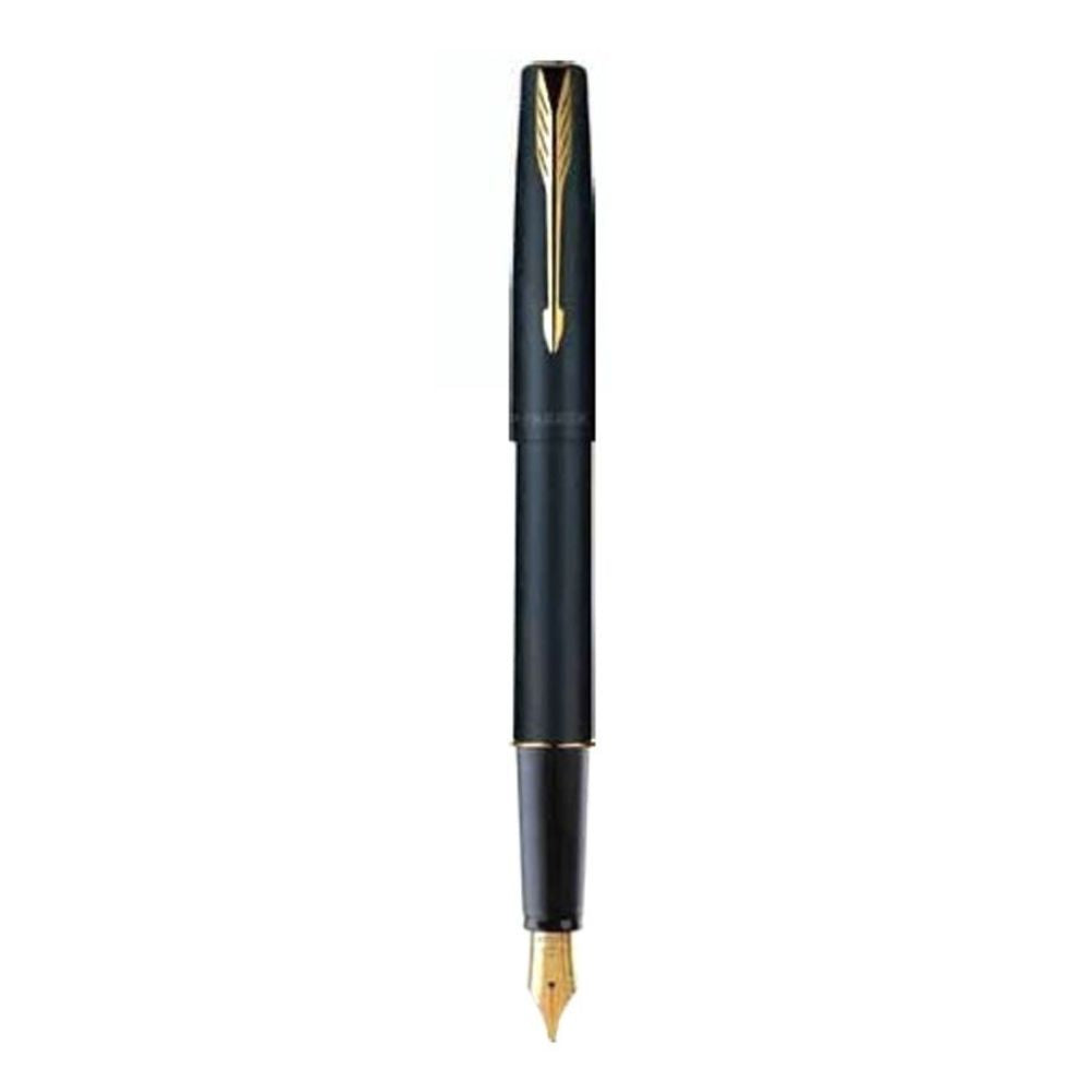 PARKER, Fountain Pen - FRONTIER Matte Black | Gold Trim | Fine.